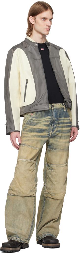 Shop Off-White & Gray J-Blink-A Jacket on Sale at BeyondStyle
