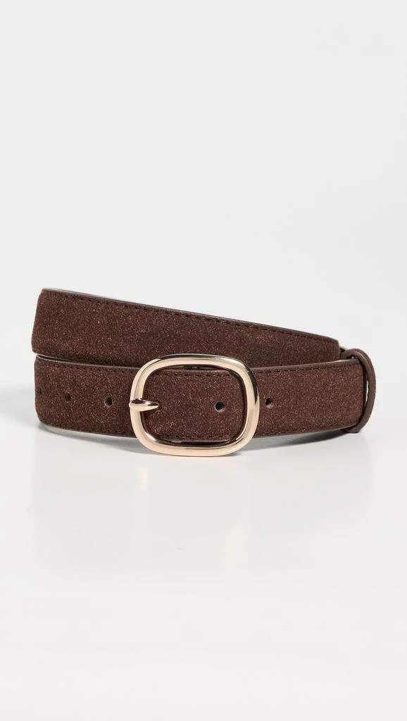 Shashi Kelly Buckle Belt In Brown 1
