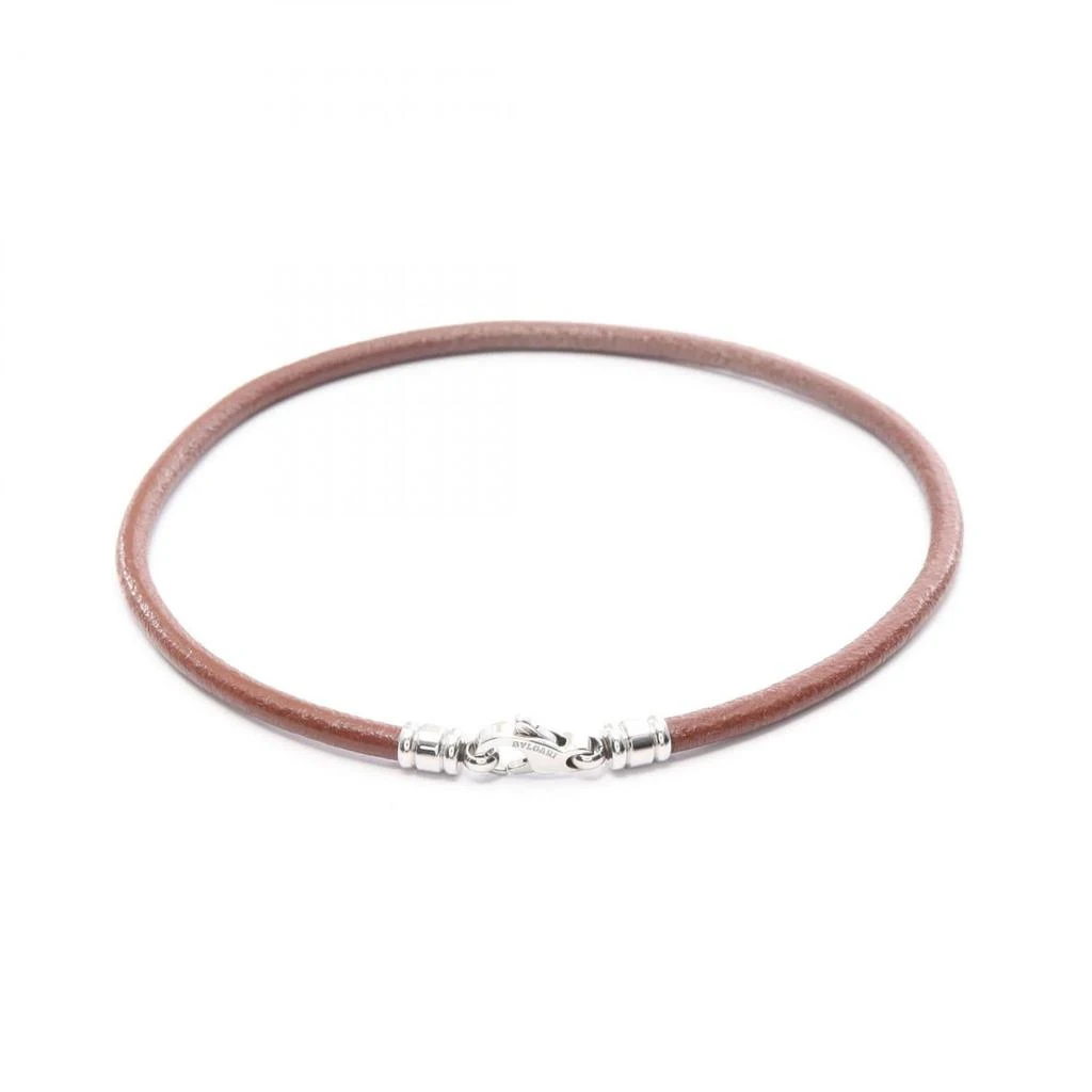 BVLGARI Leather Choker (Pre-Owned) 2
