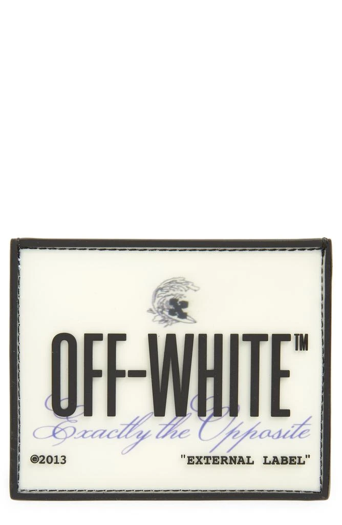 Off-White Logo Patch Card Case