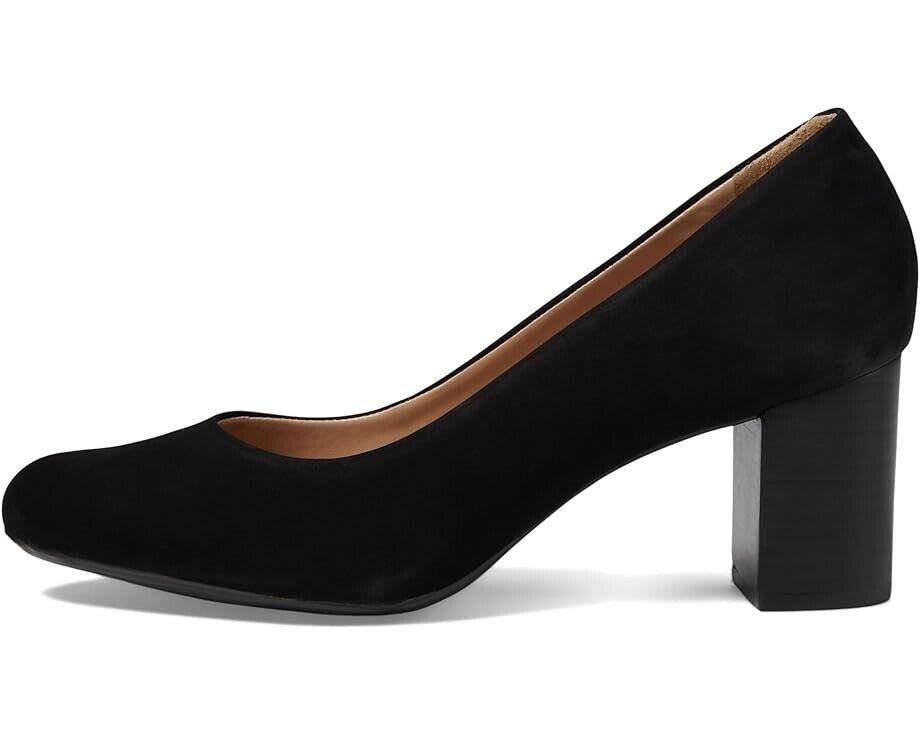 Marc Joseph New York Midtown Pump Women's US 13 Black Leather Block Heel RHS2859