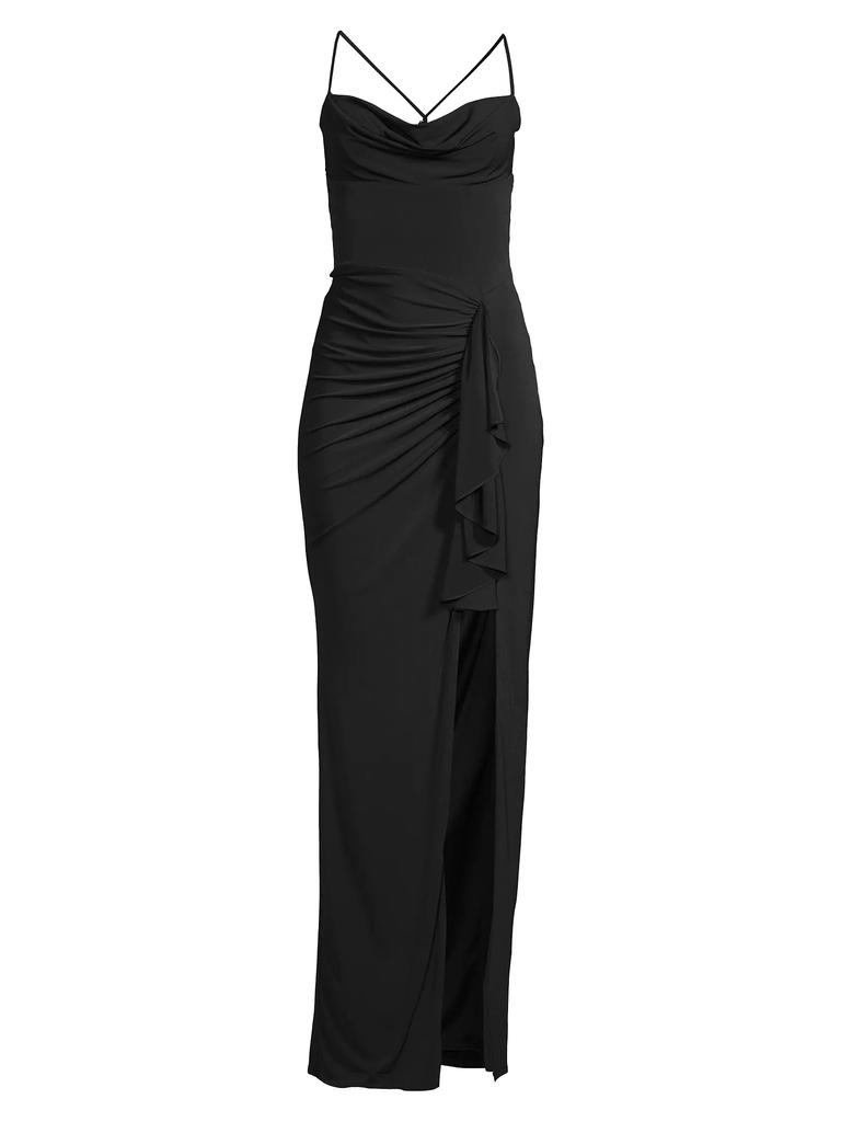 Katie May So Juicy Cowlneck Gown