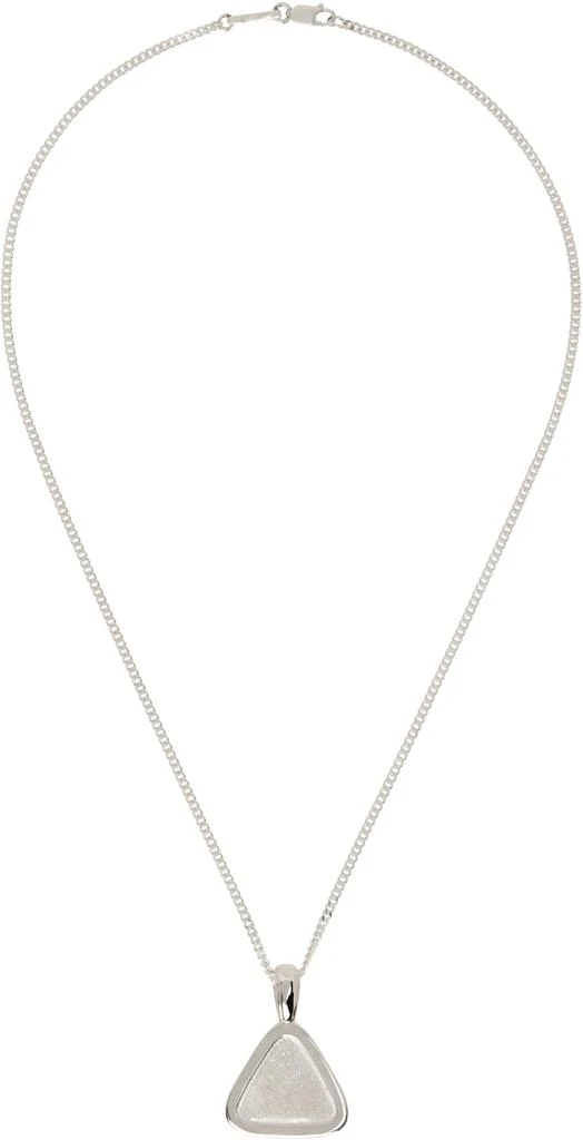 Pearls Before Swine Silver Blot Necklace 1