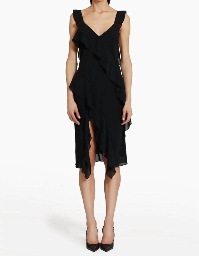Amanda Uprichard Cantara Dress In Black 2