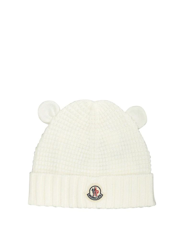Moncler Moncler Enfant Bear-Ear Knit Hat