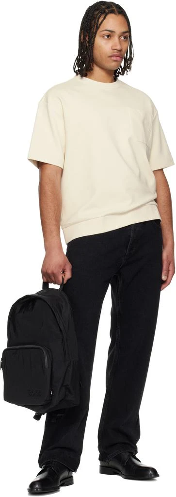 Hugo Boss Black Coated Canvas Backpack 4