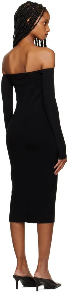 Filippa K Black Off-The-Shoulder Midi Dress 3