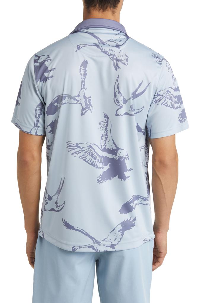 Swannies Austin Bird Print Golf Polo