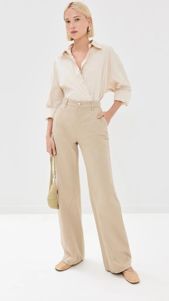 Lemaire Straight Collar Twisted Shirt 4