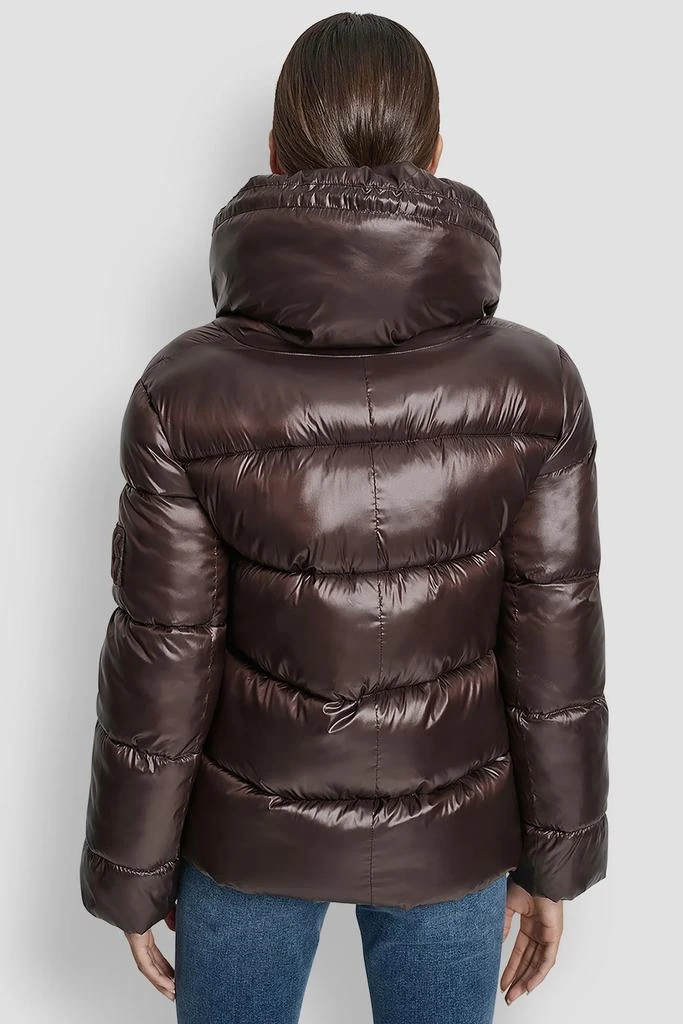 DKNY FUNNEL-NECK LIGHTWEIGHT PUFFER JACKET 2
