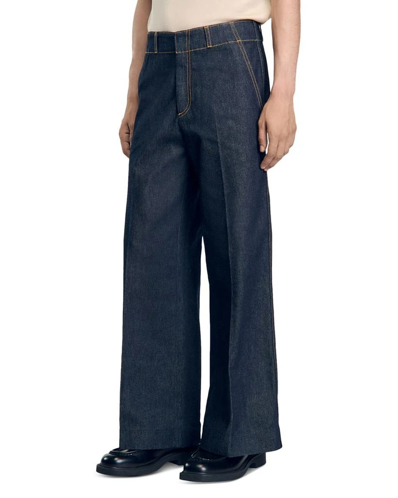 Sandro Vintage Flare Jeans in Raw Denim 1