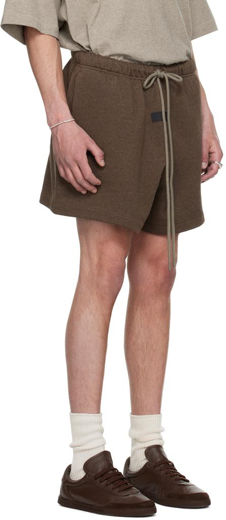 Essentials Brown Drawstring Shorts