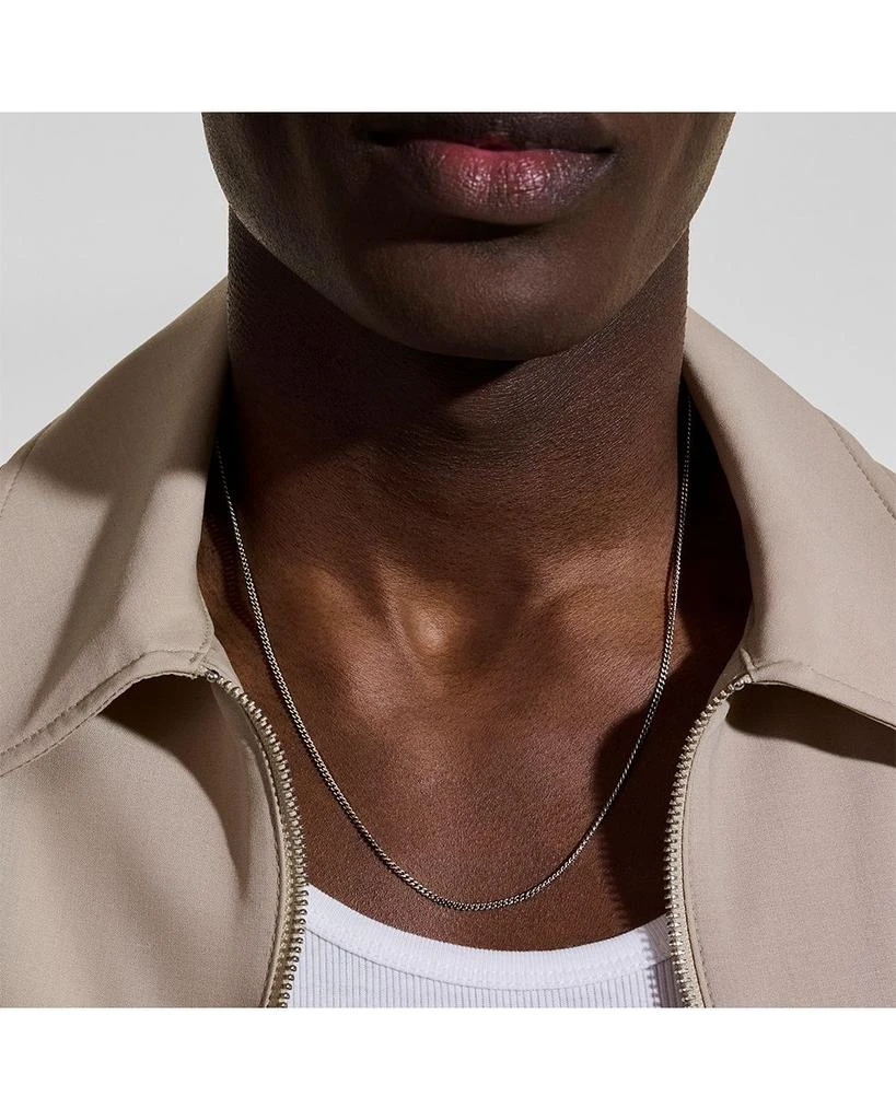 John Hardy Men
s Sterling Silver Chain Curb Link Necklace, 18" 3