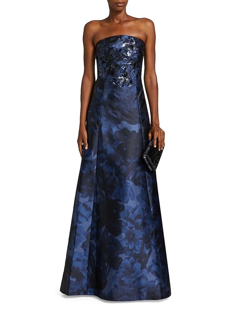 Shop Laurence Floral Strapless Gown on Sale at BeyondStyle – Get