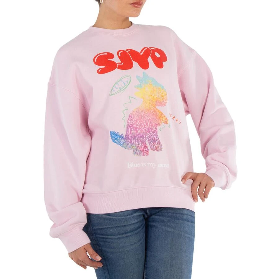 Sjyp Colour Scratched Dino Sweatshirt 2