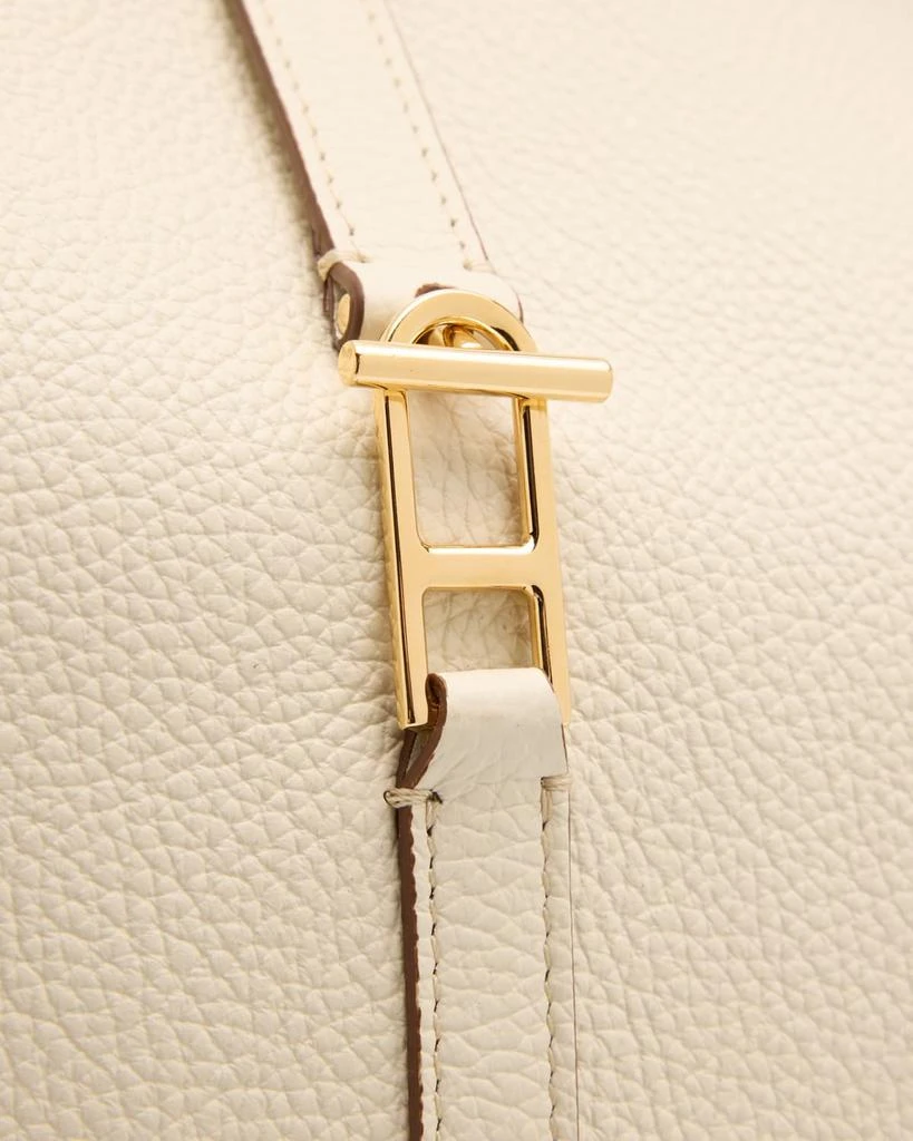 SAVETTE Grain Leather Tote Bag 7