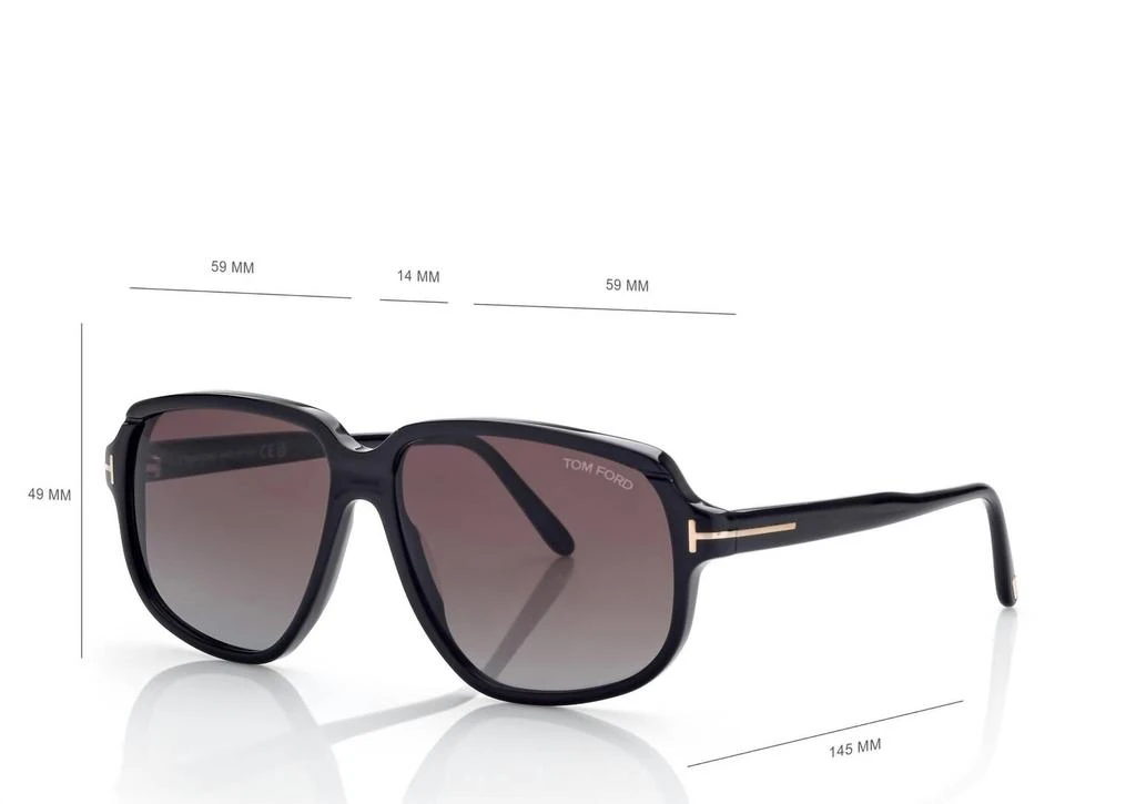 Tom Ford Sunglasses Men's Anton Sunglasses In Black 4