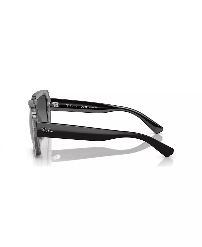 Ray-Ban Unisex Magellan Polarized Sunglasses, Mirror Gradient RB4408 3