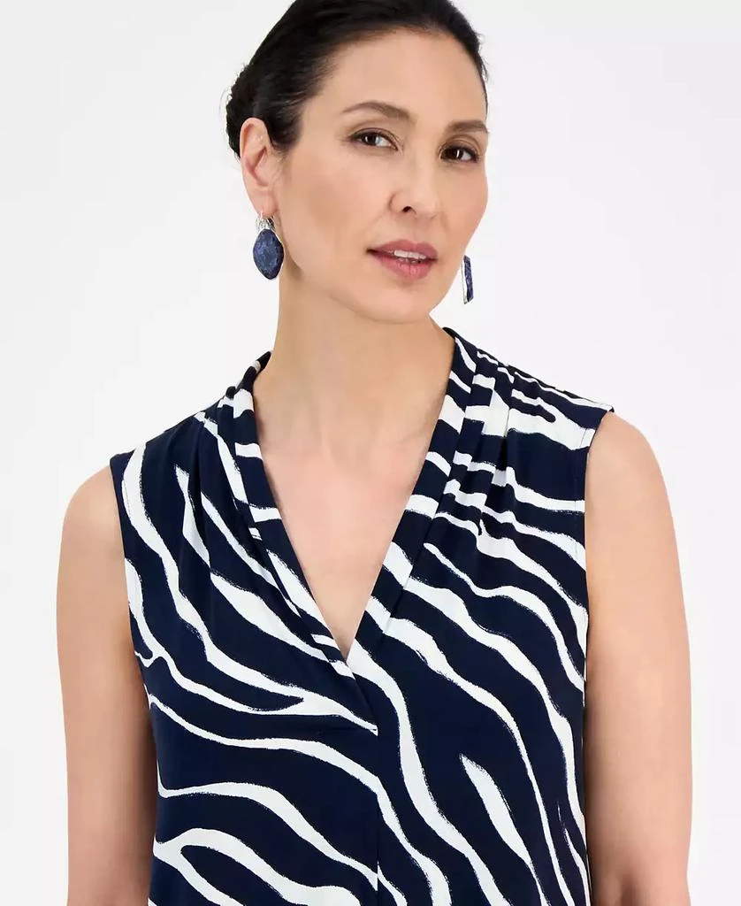 JM Collection Women's V-Neck Sleeveless Knit Blouse, PXS-XXL, Exclusively at Macy's 3