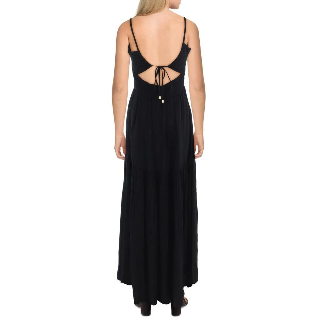 L*Space Zuri Womens Cut-Out Halter Maxi Dress 2