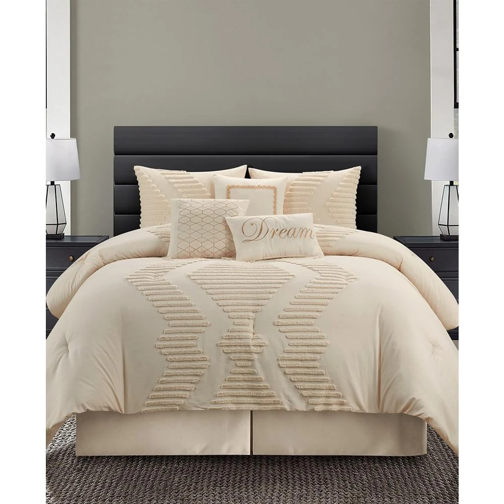 Stratford Park Galatea Tufted Embroidery 7-Pc. Comforter Set 7