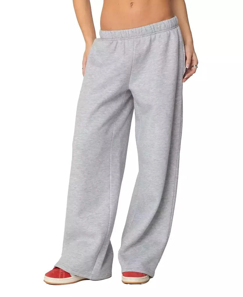 Edikted Women
s Boys Cry Wide Leg Sweatpants