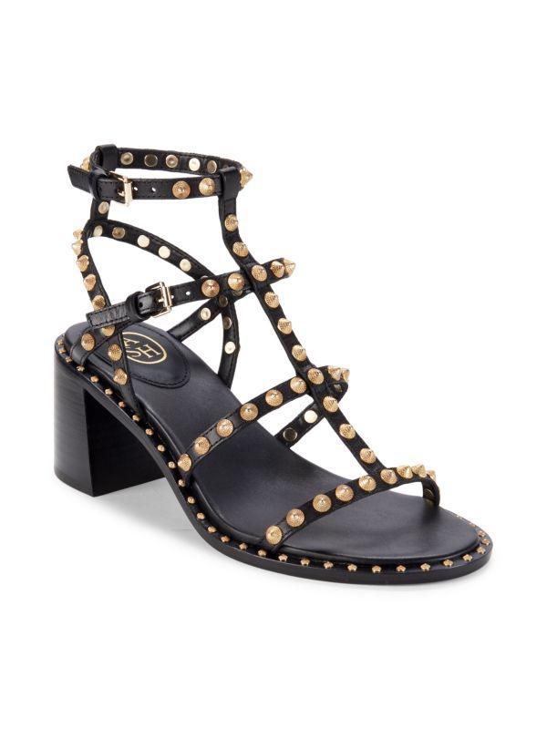 Ash Jenay Studded Leather Sandals