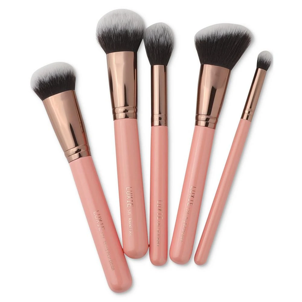 Luxie 5-Pc. Pro Complexion Face Brush Set 2