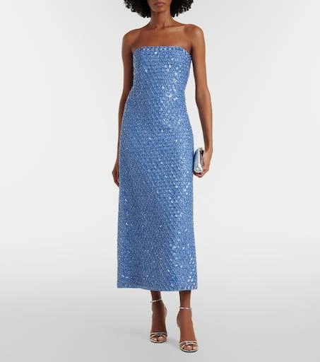 SIMKHAI Vanessa embellished bustier gown 2