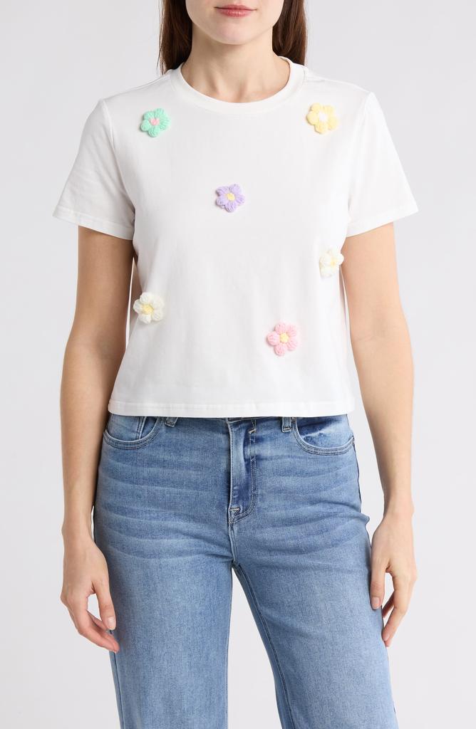 Cotton Emporium 3D Flower T-Shirt