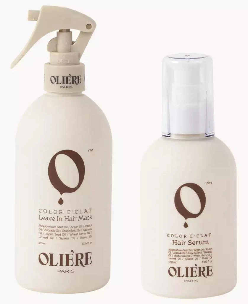 Oliere Paris Color Eclat Leave-In Hydration
Shine Hair Care Duo $127 Value