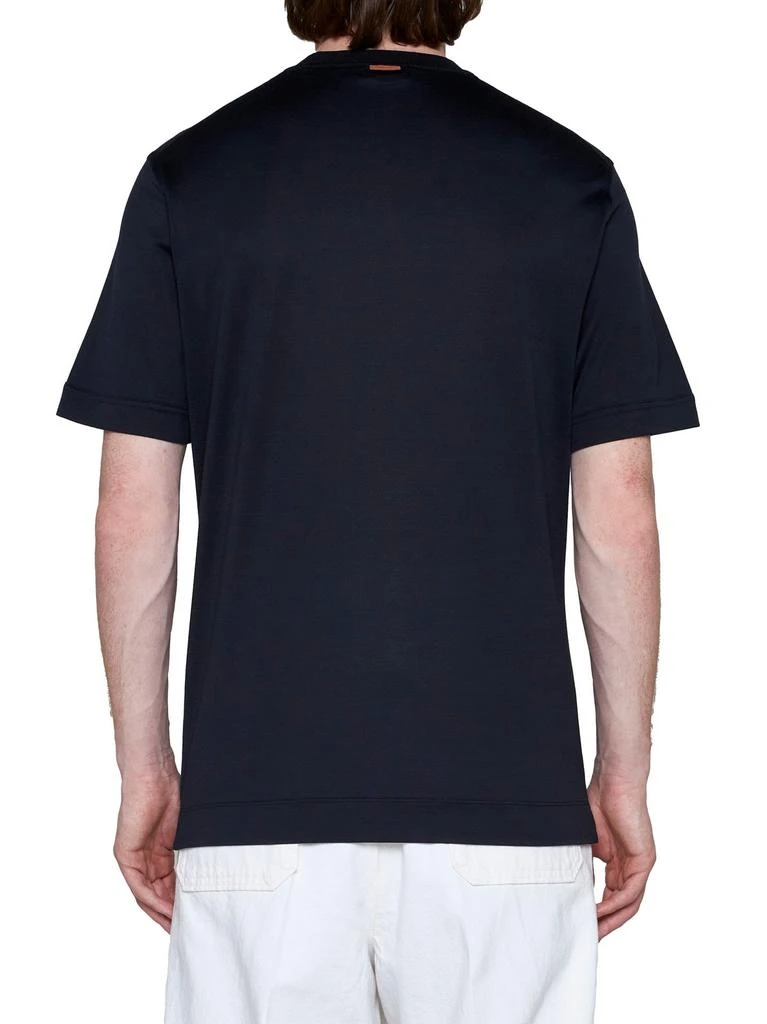 Zegna Zegna Crewneck Straight Hem T-Shirt 3