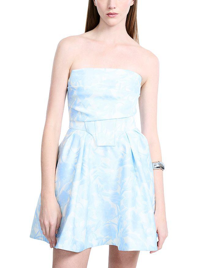 BCBG Floral Flared Sleeve Midi Dress - Dresses & Skirts
