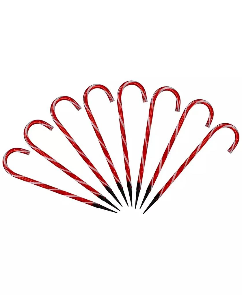 Northlight Candy Cane 8 Christmas Outdoor Pathway Markers
