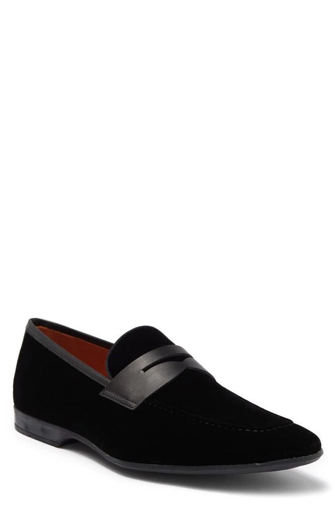 Magnanni Vale Velvet Penny Loafer 1