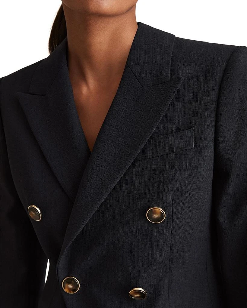 REISS Lia DNA Double Breasted Blazer Navy 4