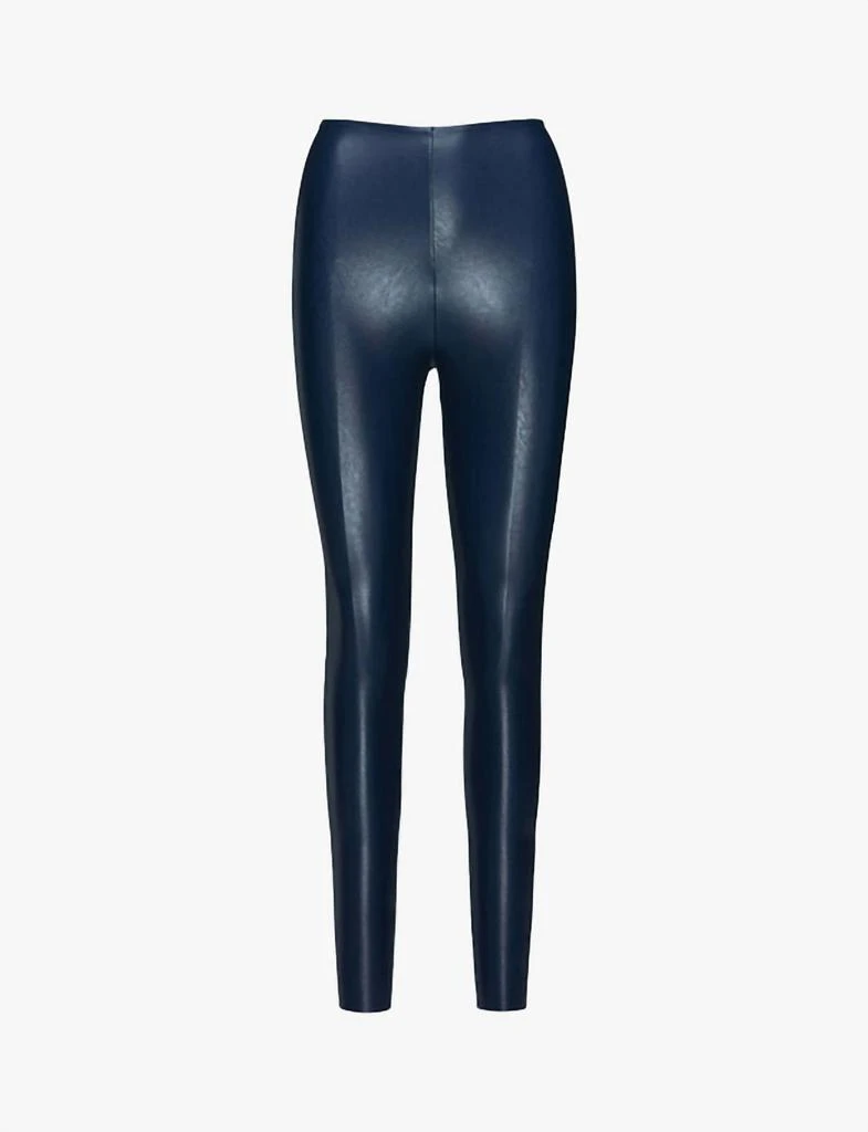 Commando Faux Leather Legging In Navy 4