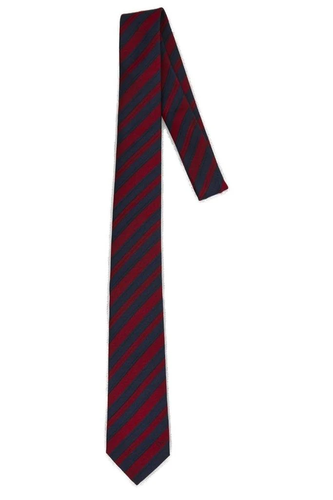 Dior Dior Homme Diagonal Striped Tie