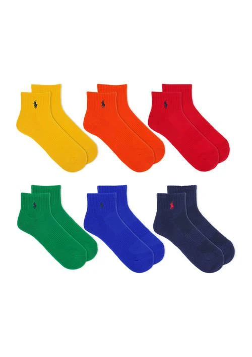 Ralph Lauren Ralph Lauren Quarter Socks 6 Pack 1