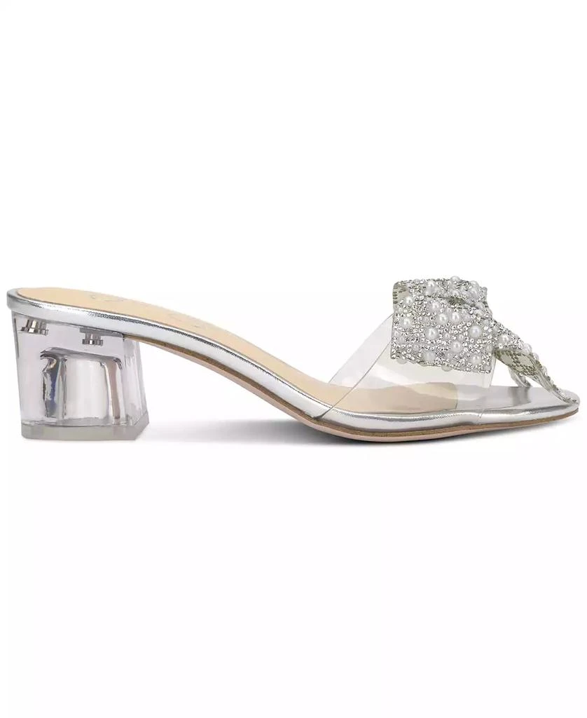 Jessica Simpson Women's Irrone Embellished Bow Block-Heel Sandals 2