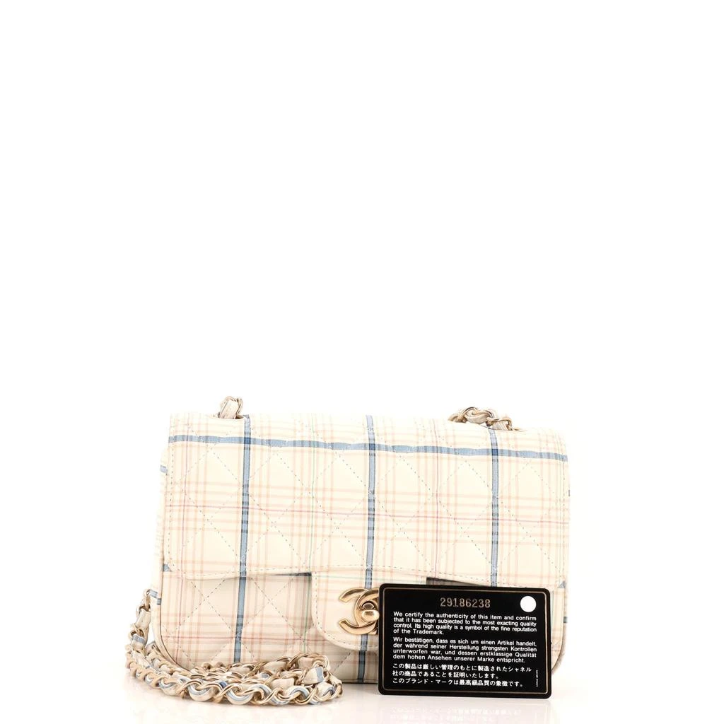 Chanel Classic Single Flap Bag Quilted Printed Calfskin Mini 2