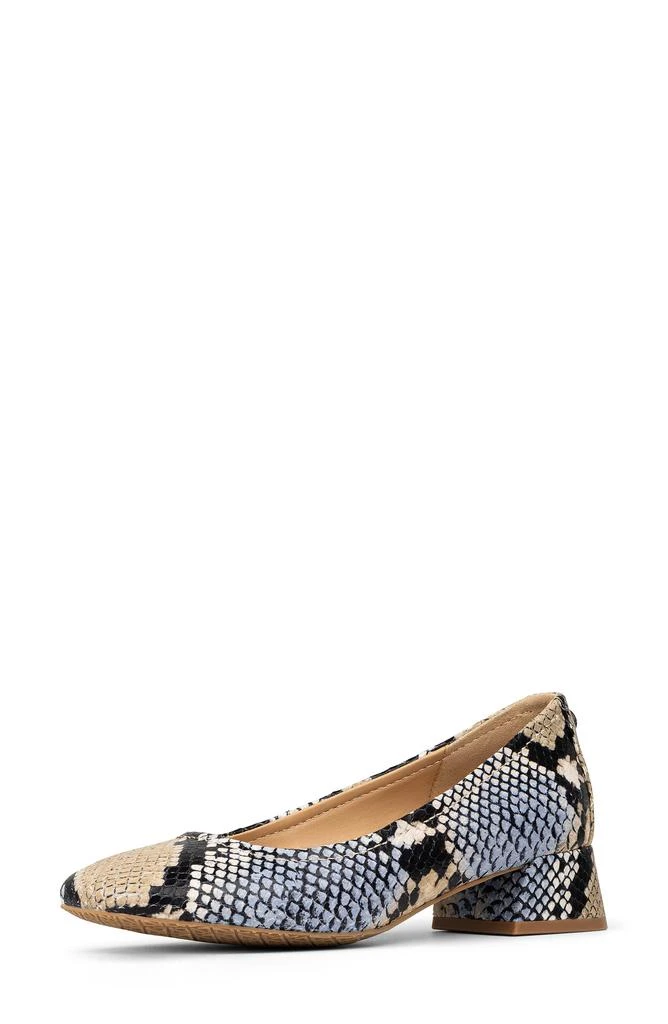 Donald Pliner Snakeskin Print Mid Heel Pump 8