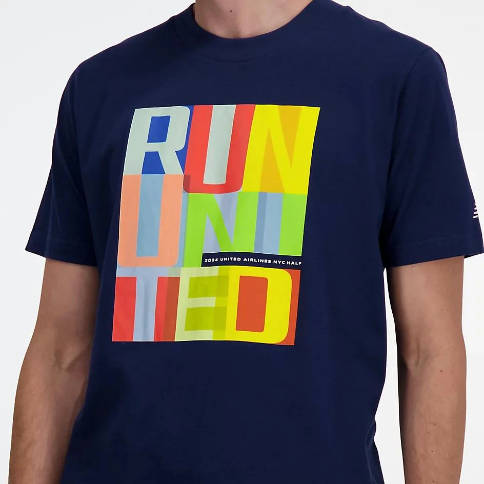 New Balance United Airlines NYC Half Graphic T-Shirt 2