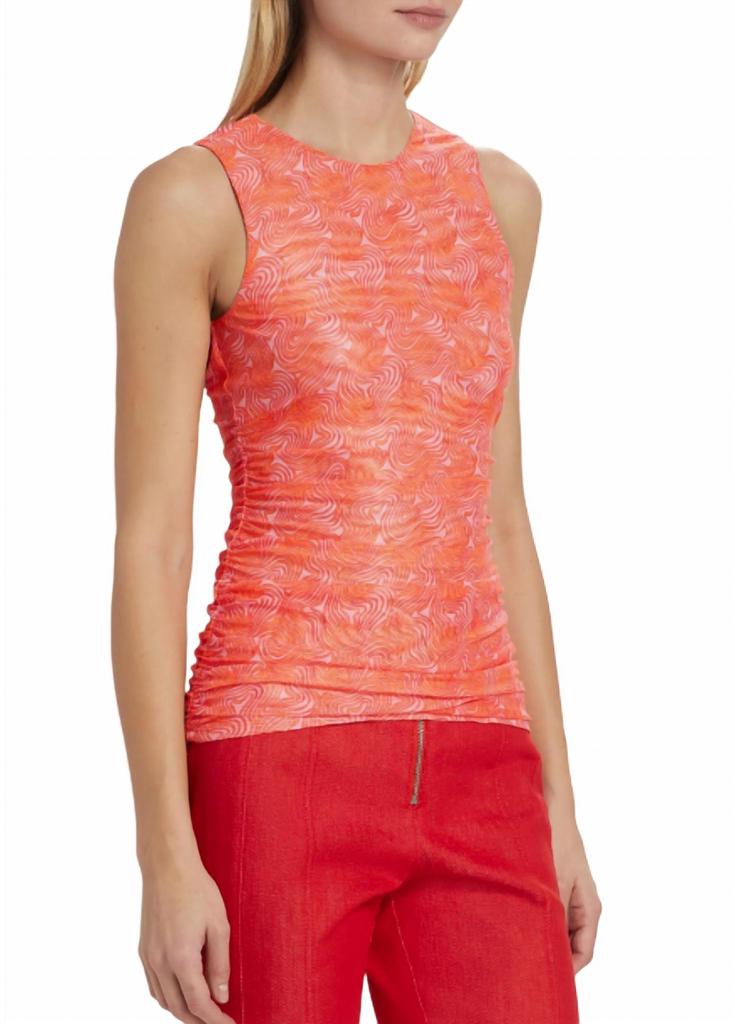 Cinq a Sept Summer Waves Dash Top