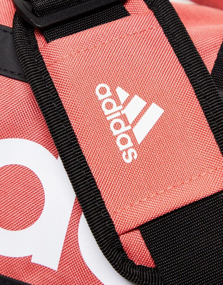 Adidas adidas Training extra small duffel bag in coral 2