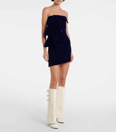 Givenchy Shark Lock Buckles leather knee-high boots 2