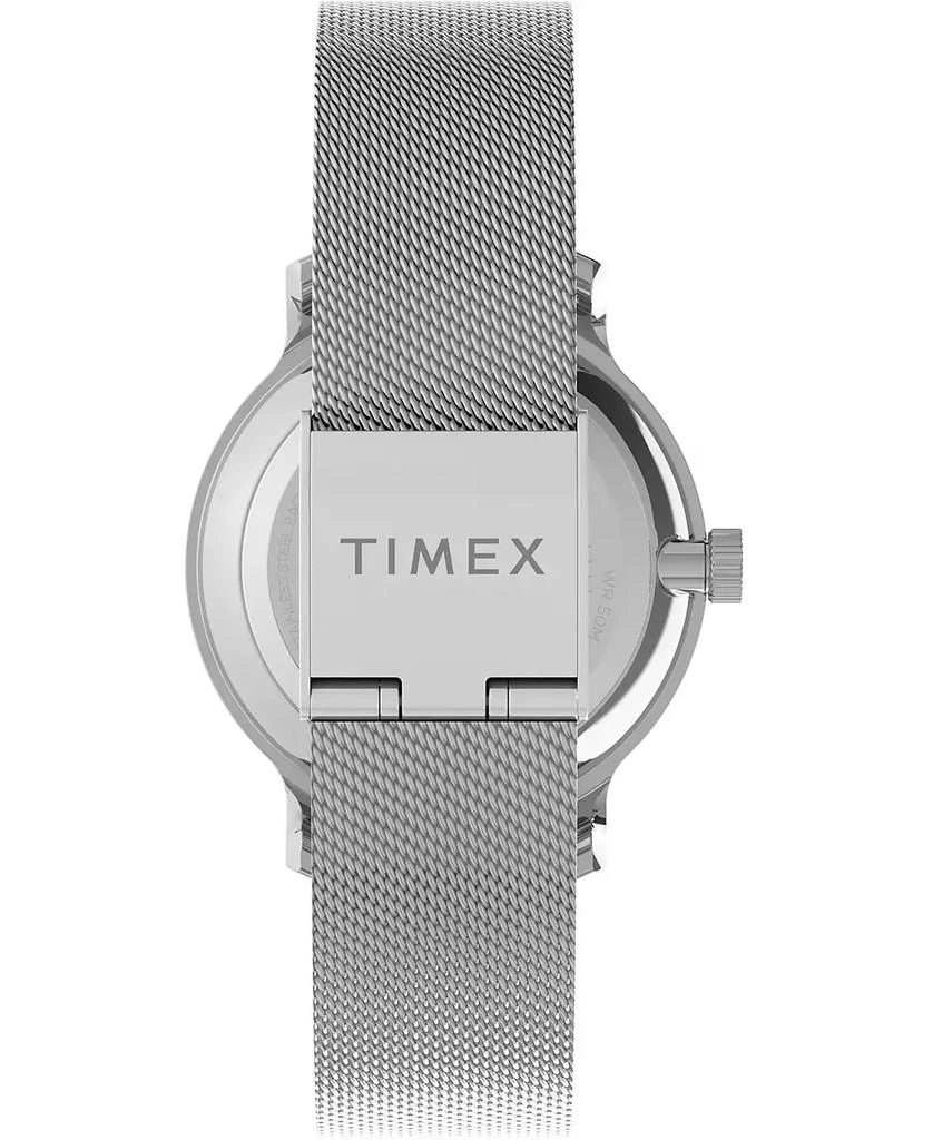 Timex Women's Transcend Silver-Tone Mesh Band Watch 31mm 3