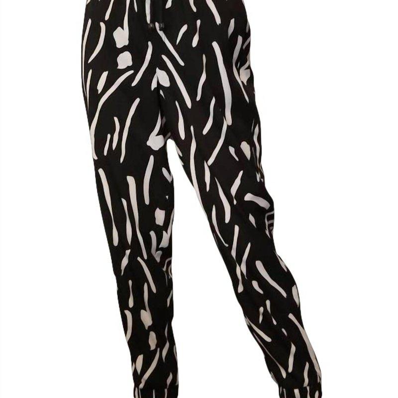 Eva Franco Foster Jogger Black/White