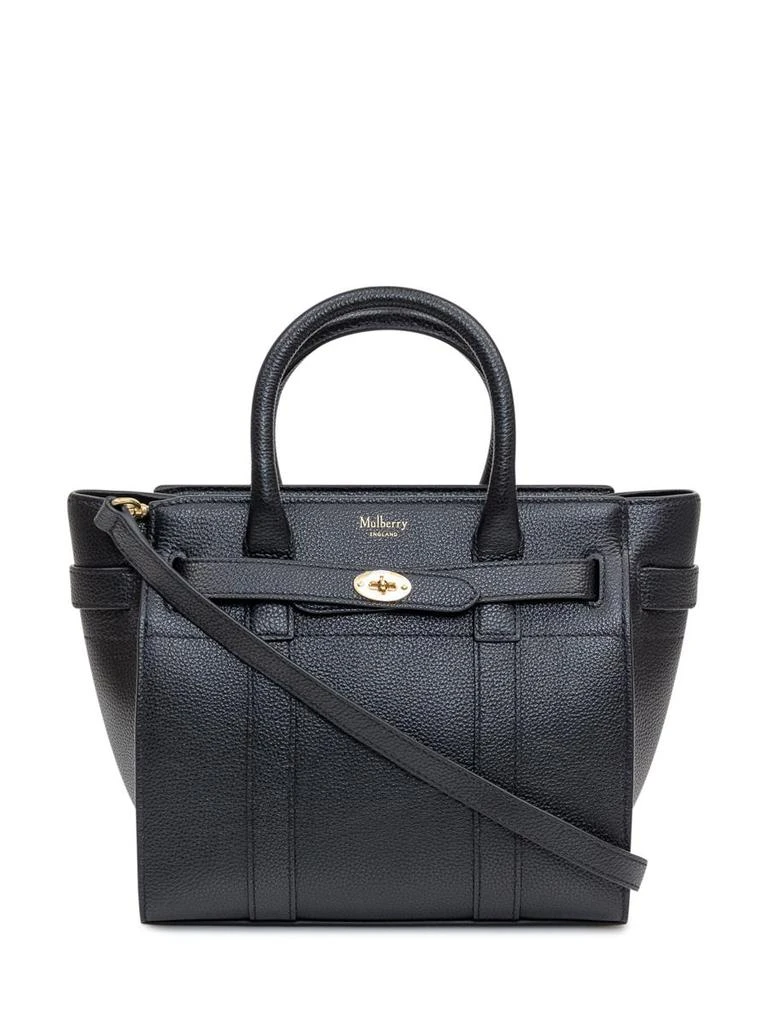 Mulberry Mulberry Mini Zipped Bag Bayswater Classic Grain 2