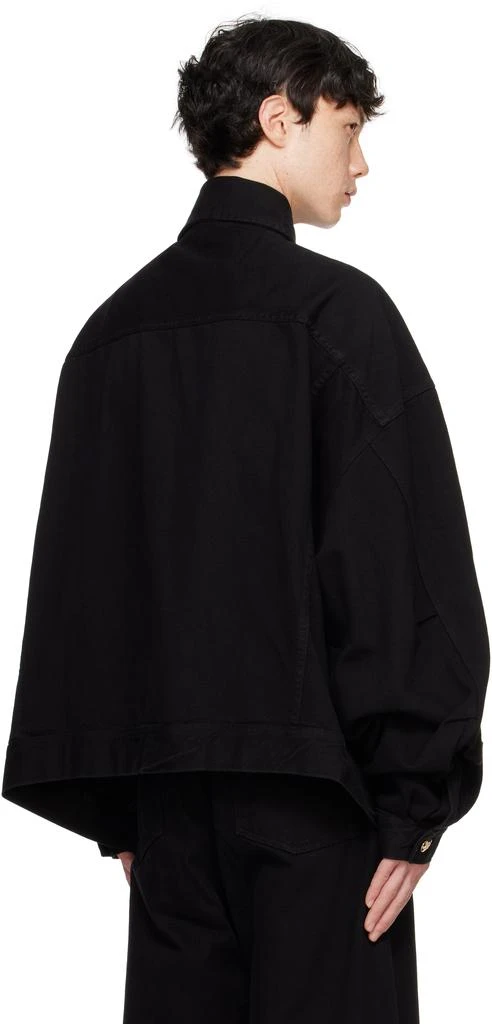 WILLY CHAVARRIA Black Chachi Trucker Denim Jacket 3
